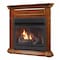 Duluth Forge Dual Fuel Ventless Gas Fireplace With Mantel - 32,000 Btu, Remote Co DFS-400R-4AS - alternate 1